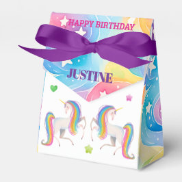 Unicorn Any Age Birthday 3"w x 1.5"l x 3.25"h Geschenkschachtel