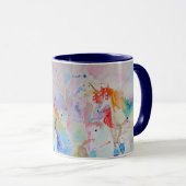 Unicorn Aquarell Girls Ladys Tasse (VorderseiteRechts)