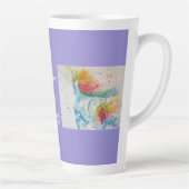 Unicorn Aquarellmalerei Träume Kaffeemaschine Tass Milchtasse (Rechts)