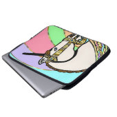 Unicorn Art Laptop Sleeve (Vorne Knopf)