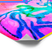 UNICORN ART POSTER W/ NAMEN (Ecke)