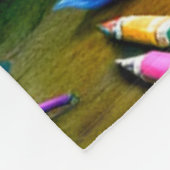 Unicorn Artist Fleecedecke (Ecke)