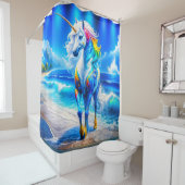 Unicorn Artwork Duschvorhang (Beispiel)