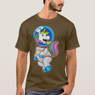 Unicorn Astronaut Space T-Shirt