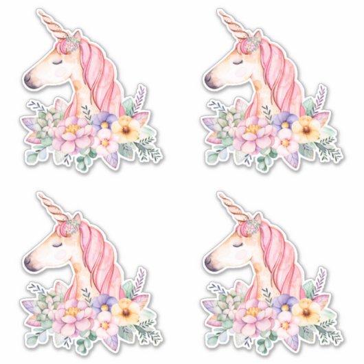 Unicorn Aufkleber (Vorderseite)