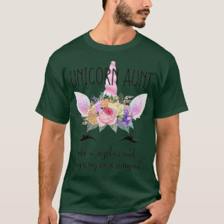 Unicorn Aunt Unicorn Birthday Aunt for Family Matc T-Shirt