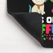Unicorn-Autismus-Bewusstsein Mousepad (Ecke)