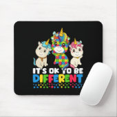 Unicorn-Autismus-Bewusstsein Mousepad (Mit Mouse)