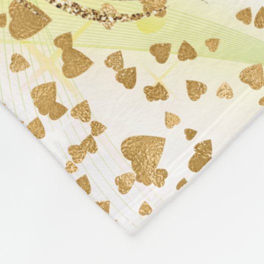 Unicorn Baby Blanket Fleecedecke (Ecke)