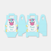 Unicorn Baby Dusche Aquamarin Geschenkschachtel (Ungefaltet)
