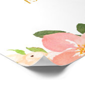 Unicorn Baby Dusche Begrüßungszeichen Poster (Ecke)