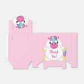 Unicorn Baby Dusche Rosa Geschenkschachtel (Ungefaltet)