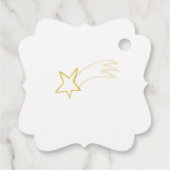 Unicorn Baby Duwer Gender Neutral Geschenkanhänger (Rückseite)