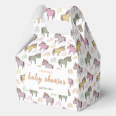 Unicorn Baby Duwer Gender Neutral Geschenkschachtel (Vorderseite)