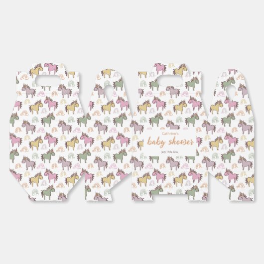 Unicorn Baby Duwer Gender Neutral Geschenkschachtel (Ungeklappt)