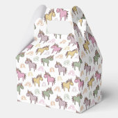 Unicorn Baby Duwer Gender Neutral Geschenkschachtel (Rückseite)