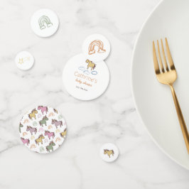 Unicorn Baby Duwer Gender Neutral Konfetti