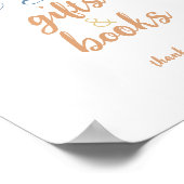 Unicorn Baby Duwer Gender Neutral Poster (Ecke)