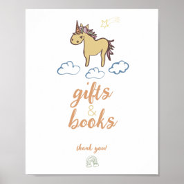 Unicorn Baby Duwer Gender Neutral Poster