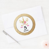Unicorn Baby Month Stickers (Umschlag)