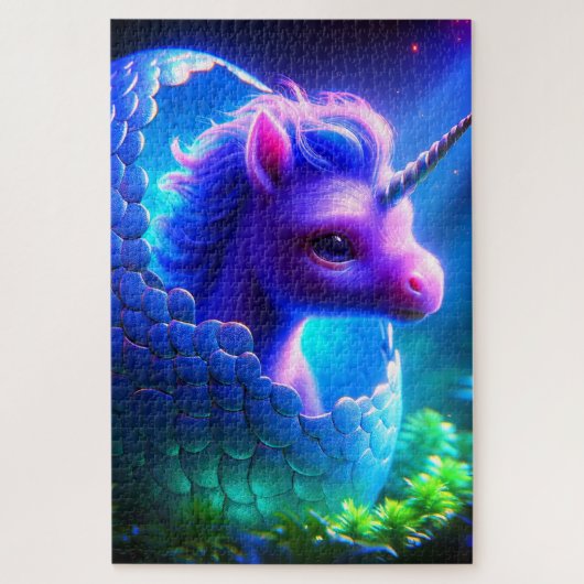 Unicorn Baby Puzzle (Vertikal)