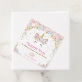 Unicorn Baby Shower Danke, dass Sie Geschenkmarken Geschenkanhänger (Beispiel)