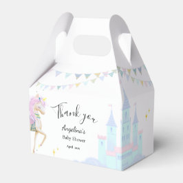 Unicorn Baby Shower Fevor Box. Geschenkschachtel
