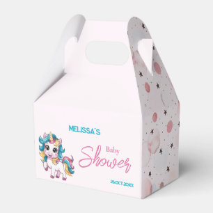 Unicorn Baby Shower Fevor Box Geschenkschachtel
