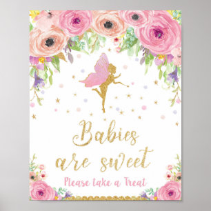 Unicorn Baby Shower Geburtstagsdusche Leckerei fav Poster