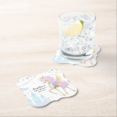 Unicorn Baby Shower Paper Untersetzer. Untersetzer (Vor Ort)