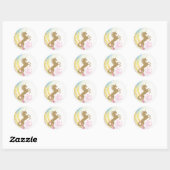 Unicorn Baby Shower Stickers (Blatt)