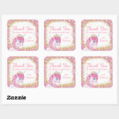 Unicorn Baby Shower Stickers (Blatt)
