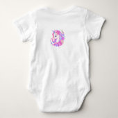 unicorn baby strampler (Rückseite)