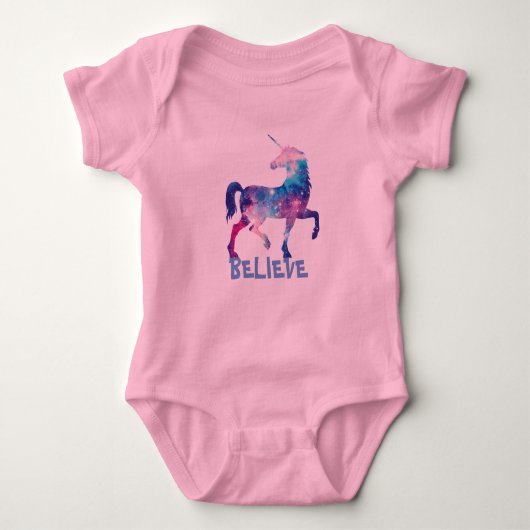 UNICORN BABY STRAMPLER (Vorderseite)