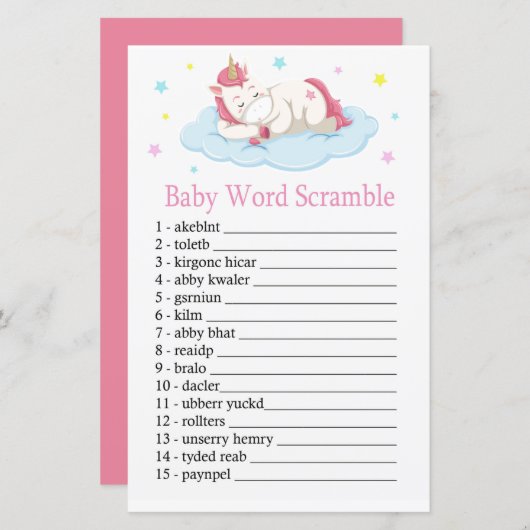 Unicorn Baby word Rammspiel (Vorne/Hinten)