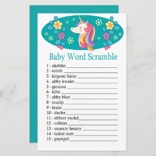 Unicorn Baby word Rammspiel