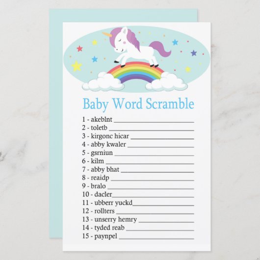 Unicorn Baby word Rammspiel (Vorne/Hinten)