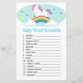 Unicorn Baby word Rammspiel (Vorderseite)