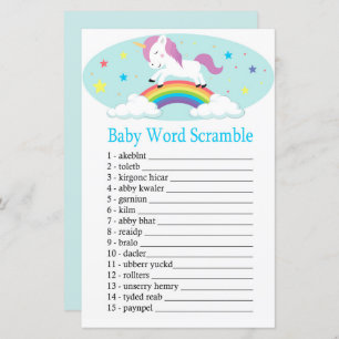 Unicorn Baby word Rammspiel