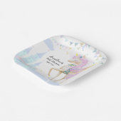 Unicorn Babydusche Papierplatte. Pappteller (Gewinkelt)