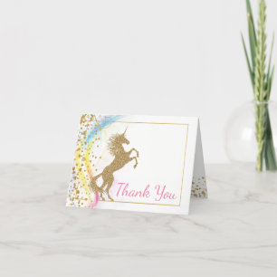 Unicorn Babydusche Vielen Dank Karten