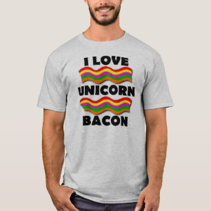 Unicorn Bacon Funny T - Shirt