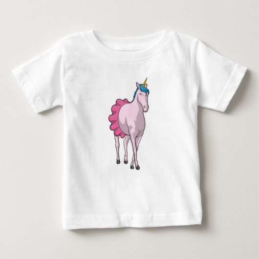 Unicorn Ballerina Ballerina Ballet Baby T-shirt (Vorderseite)