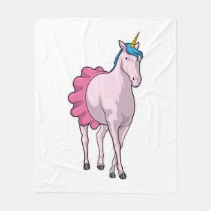 Unicorn Ballerina Ballerina Ballet Fleecedecke