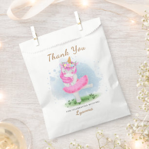 Unicorn Ballerina Kindergeburtstag Gastgeschenk Ba Geschenktütchen