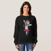Unicorn Ballet Dance Ballerina Dancing Danseuse  1 Sweatshirt (Vorne ganz)
