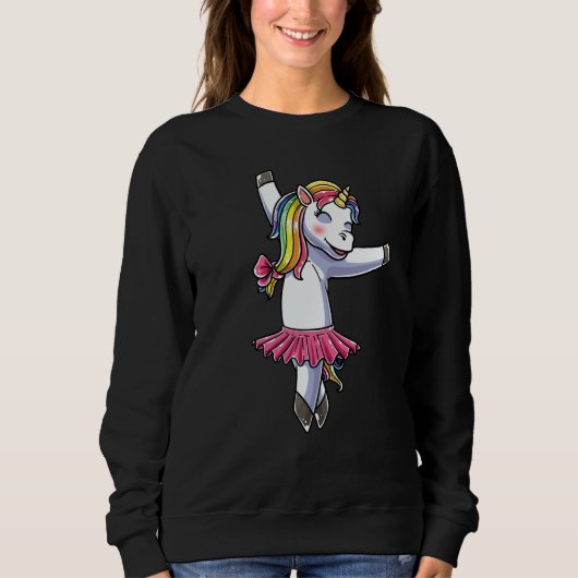Unicorn Ballet Dance Ballerina Dancing Danseuse  1 Sweatshirt (Vorderseite)