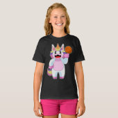 Unicorn Basketball-Spieler Basketball T-Shirt (Vorne ganz)