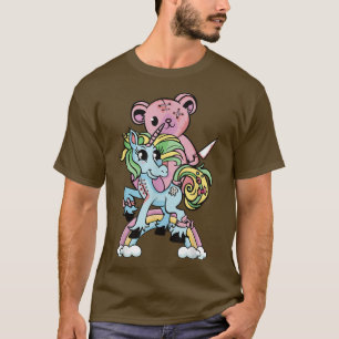 Unicorn Bear Rainbow Kawaii Pastel Goth Niedlich u T-Shirt