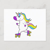 Unicorn bei Inline-Skaten mit Roller-Skaten